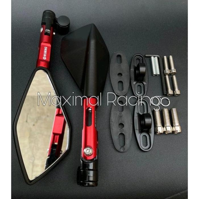 Gambar Spion Tomok Jumbo V5 Dan V2 Universal Semua M0tor Matic LSVariasi - merah, V2 dari LSVariasi_NEW undefined Tokopedia