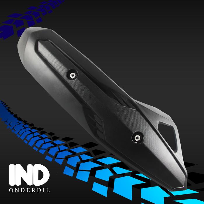 Gambar Cover Tutup-Penutup-Tameng Pelindung Knalpot Black Karbon-Carbon 7 Honda Vario Techno 125 FI-F1 eSP Old-Lama-Awal - Black dari IND Onderdil undefined Tokopedia