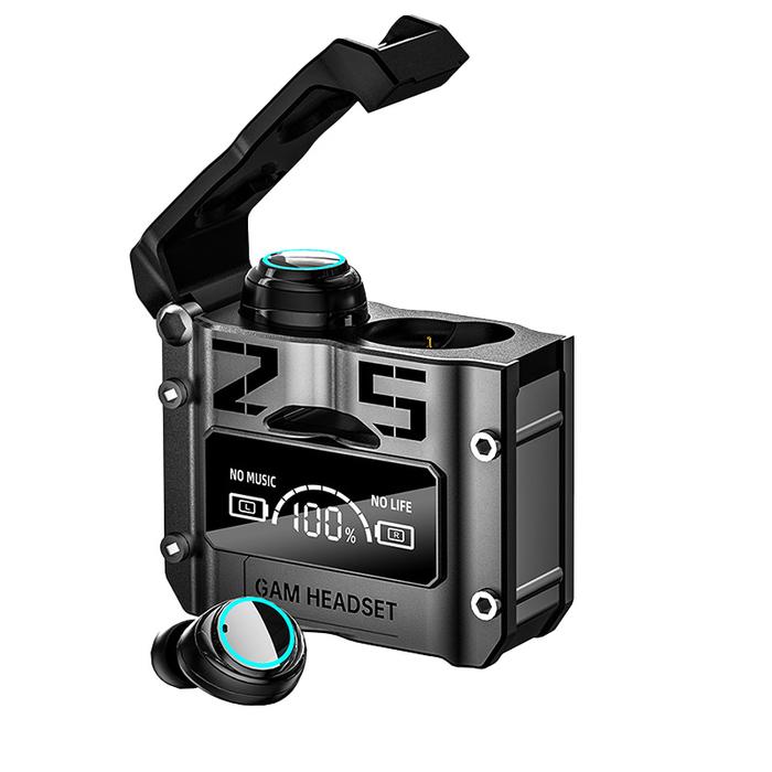 Gambar TWS M25 Bluetooth Earphone Wirless Earbuds BT 5.3 Headset 3500mAh Power Bank 9D Stereo Wireless Headphone Sports Gaming Earbuds LED Mic Earbud Built-in Microphone Noise Cancellation - M25+Hitam dari Cantiklife.id undefined Tokopedia