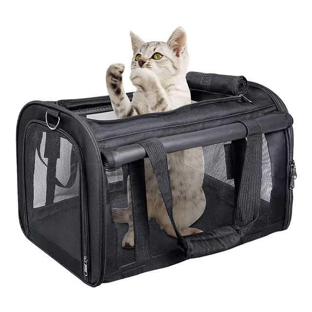 Gambar USEA Tas Kandang Anjing Kucing Breathable Pet Carrier Bag 47x31x32cm - MS46 - Hitam dari Usea Official Store Kota Administrasi Jakarta Barat Tokopedia