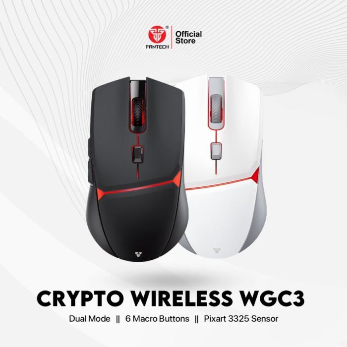 Gambar Fantech WGC3 WGC-3 Crypto Wireless Gaming Mouse Dual Mode WGC 3 dari Clover Gaming Indonesia undefined Tokopedia