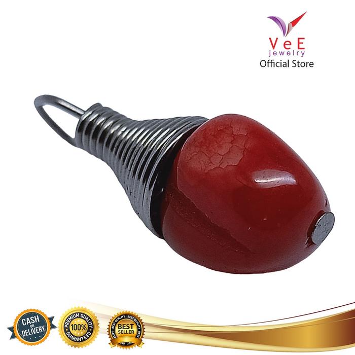 Gambar Liontin Batu Giok Asli Cina Bongkahan Natural - VeE Jade Jadeite Wanita Pria - Merah dari Vee Jewelry Store undefined Tokopedia