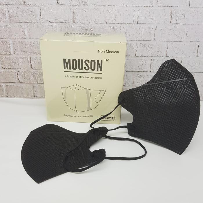 Gambar ELEVEN8 MASKER DUCKBILL DUCK BILL MOUSON EMBOS PREMIUM 4PLY 4 PLY HITAM PUTIH MIX WARNA POLOS ISI 50 PCS UKURAN DEWASA NYAMAN SEKALI PAKAI 1028 - 4PLY HITAM dari Eleven Eight_NEW undefined Tokopedia