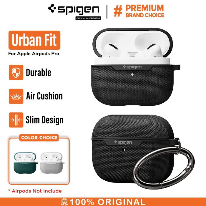 Gambar Case For Apple Airpods Pro Spigen Urban Fit AirPods Pro Casing Anti Gores - Black dari Spigen Indonesia undefined Tokopedia