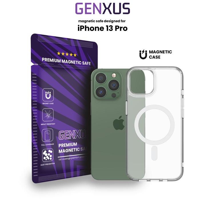 Gambar Genxus Magnetic Case Magsafe for iPhone 13 Pro Clear Hybrid Bumper Casing Magnetik Support Wireless Charging Casing Clear 15 Pro Max 14 Plus 12 Pro Max 11 Pro Max X Xs Xr XsMax - X dari Genxus undefined Tokopedia