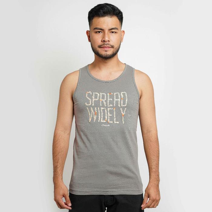 Gambar Cressida Singlet Cotton Slimfit Grey Pria - MMPAU.HB046G dari Cressida undefined Tokopedia