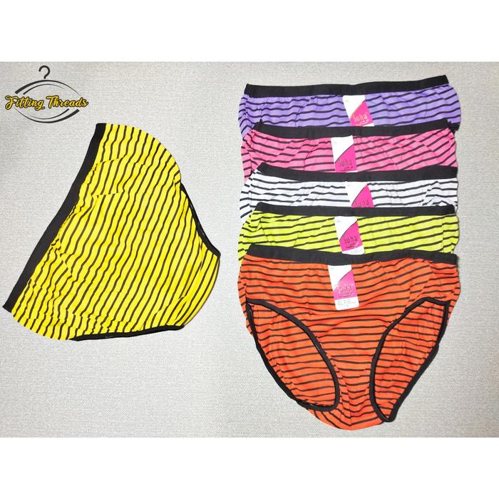 Gambar 3 Pcs Daleman Celana Dalam Wanita Suha Motif Salur / CD Sempak Cewek Suha - L dari Fitting Threads undefined Tokopedia