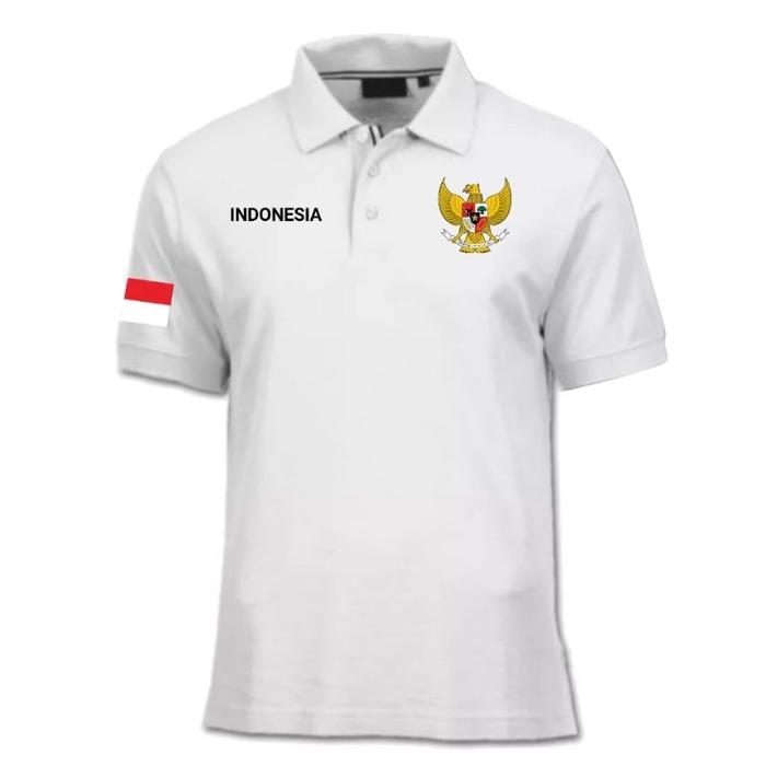 Gambar Promo - KAOS POLO INDONESIA KEREN - sedia atasan pria wanita baju HUT RI 2023 baju kemerdekaan agustus 2023 murah diskon - Putih, M dari mybeautystore.id undefined Tokopedia