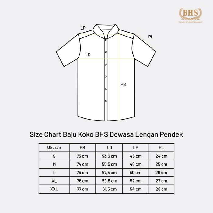 Gambar Baju Koko BHS Cosmo Talhah Putih Coklat - L dari SarungBHS undefined Tokopedia