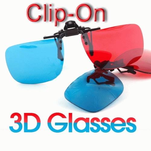 Gambar Kacamata 3D Polycarbonate Clip On Red/Cyan dari Kacamata Dan Film 3D Kab. Semarang Tokopedia