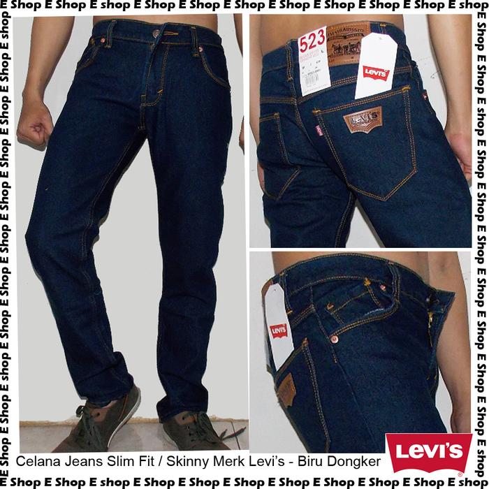 Jual Celana Jeans Slim Fit / skinny Levis Biru Dongker - Kab. Bandung - e  shop 26 | Tokopedia