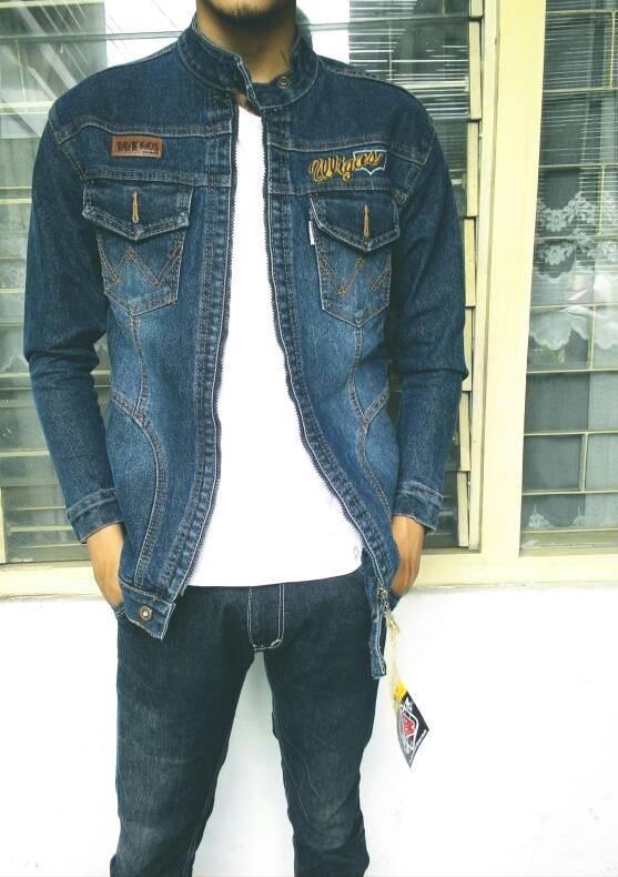 Jaket Denim Slim Fit Factory Sale, UP 