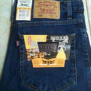Jual celana jeans pria LEVI'S LEVIS 505 REGULER JUMBO no 33 34 35 36 37 38  - Kota Bandung - Rahayu Fasion | Tokopedia