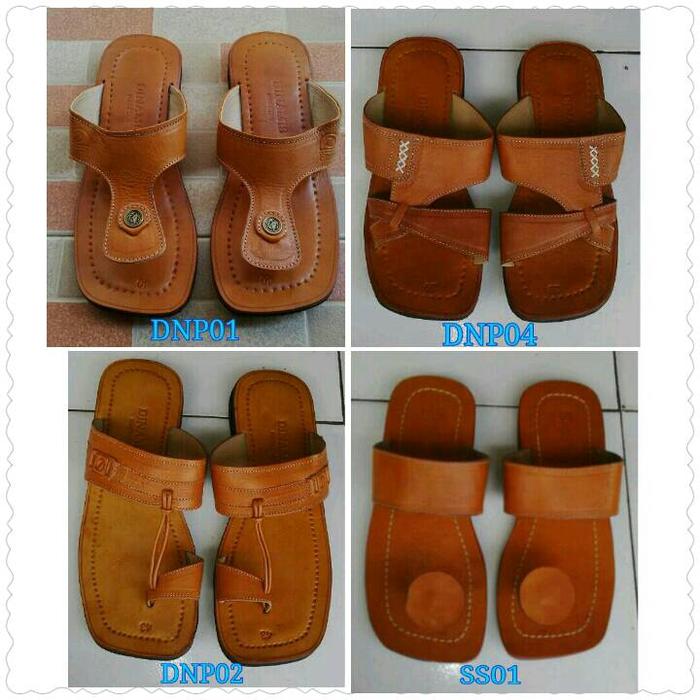 Jual Sandal Kulit Pria Sandal Kulit Asli Magetan Kab Magetan Hani Inur Tokopedia