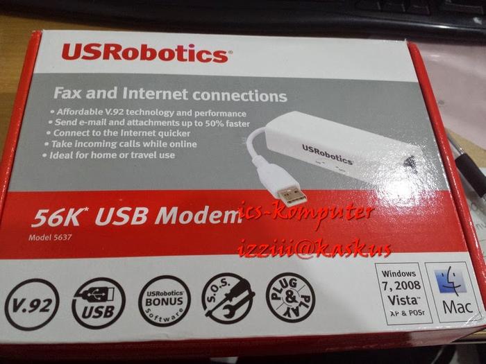 Gambar USB FAX MODEM US ROBOTICS dari MegaGlory undefined Tokopedia