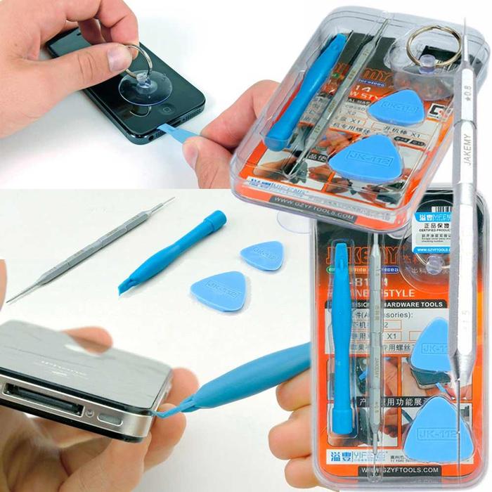 Gambar Tool Kit Set Pembuka Kesing Cellphone HP iPhone 5 5S 4S 4 Case Opener dari Bela Buscent Online Shop undefined Tokopedia