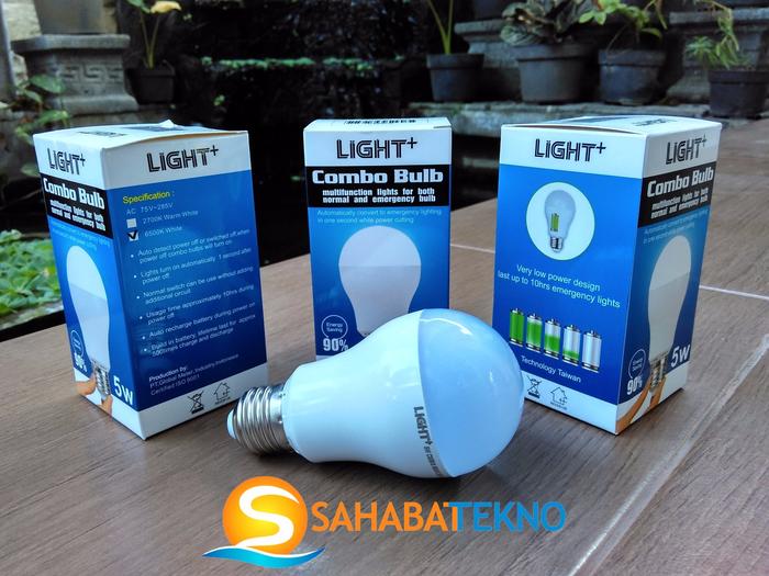 Gambar Lampu LED Emergency Combo Bulb Light+ 5w / 5 w / 5 Watt dari Sahabat Tekno undefined Tokopedia