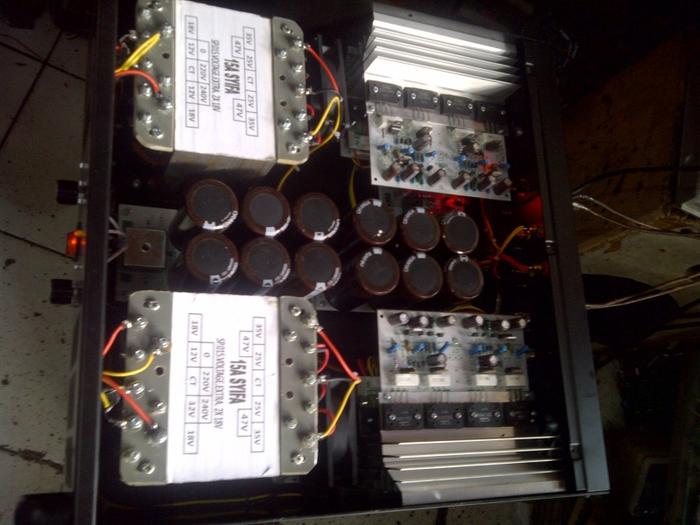 Jual power amplifier rakitan 2000 watts ampli rakitan profesional i