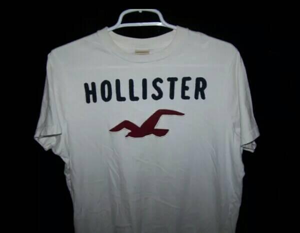 Jual T shirt Hollister white - Kota 