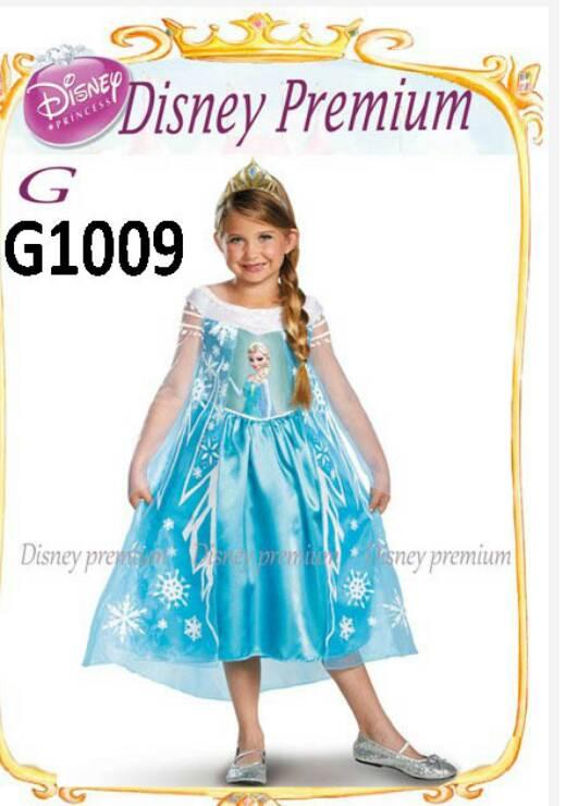 Jual G1009 Disney Dress Frozen Elsa 