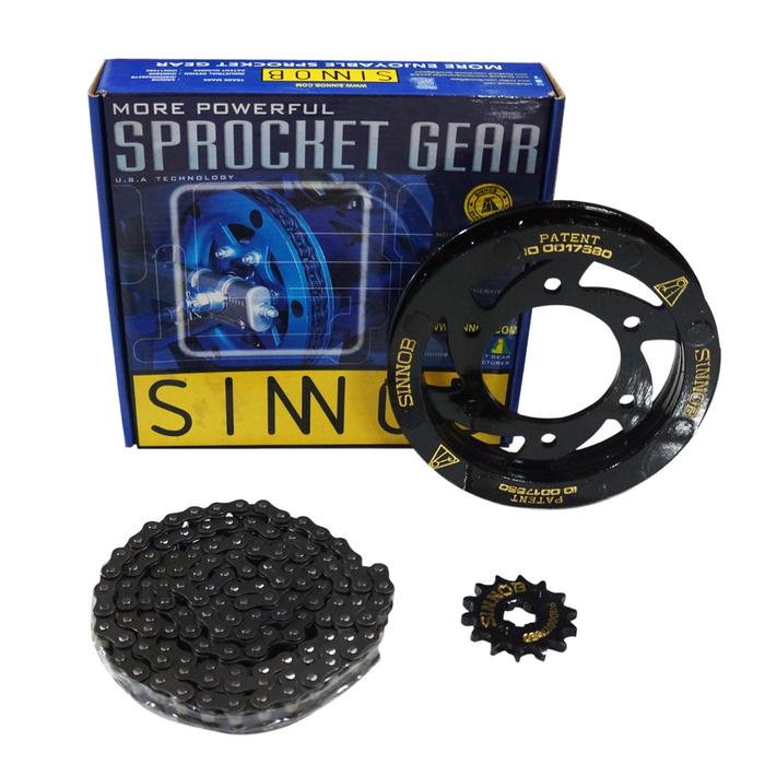 Jual Gear Set / Gear dan Rantai Motor Sinnob Yamaha Byson Kab