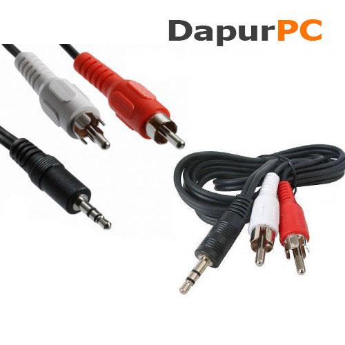 RCA Male Audio Cable 1m 