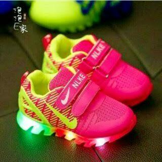 Jual shoes, kets, sepatu anak lampu 