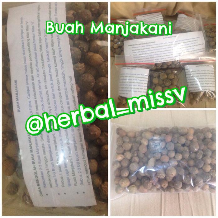 Jual Buah Manjakani 250gr Jakarta Utara Herbal Miss V Tokopedia