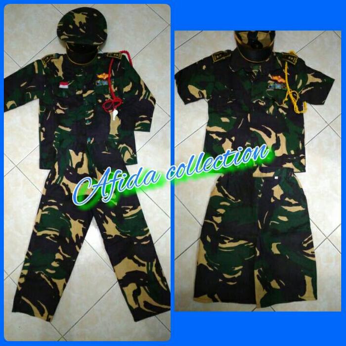 Gambar TNI Doreng sz 4-5/Baju Karnaval/Baju Tentara darat dari Afida Shop undefined Tokopedia