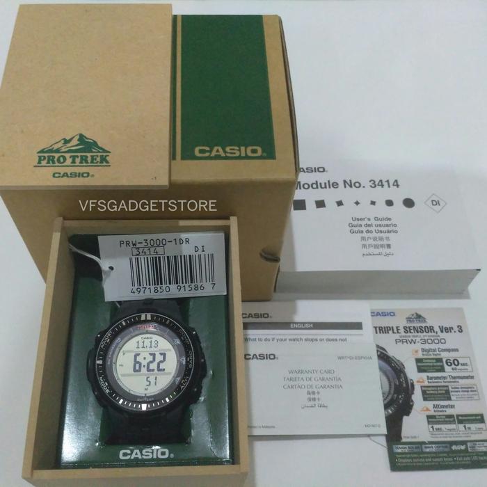Jual Casio Protrek PRW 3000- 1DR Original 100% Brand New In Box - Kab.  Bekasi - vfsgadgetstore | Tokopedia