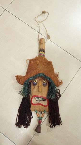 Gambar Gantungan Pajangan Dinding Hiasan Kayu Scarry Scarecrow dari H42ch undefined Tokopedia