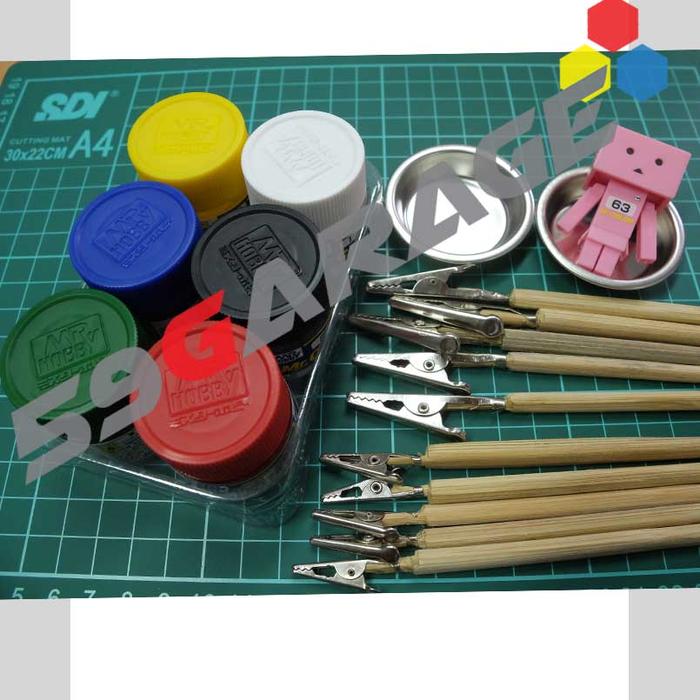 Gambar Paket C Mr. mr color -  cat Gundam model kit dari 59garage undefined Tokopedia
