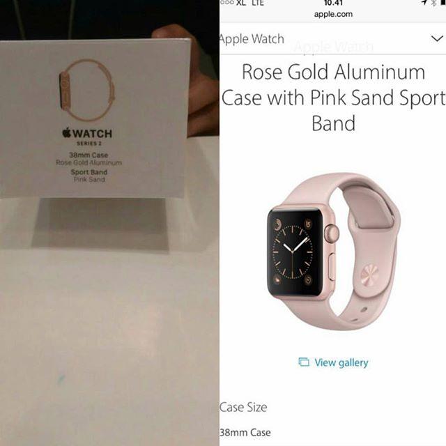 Series Apple Watch 38 Mm Rose Apple Watch In Rose Gold~series 2~screen