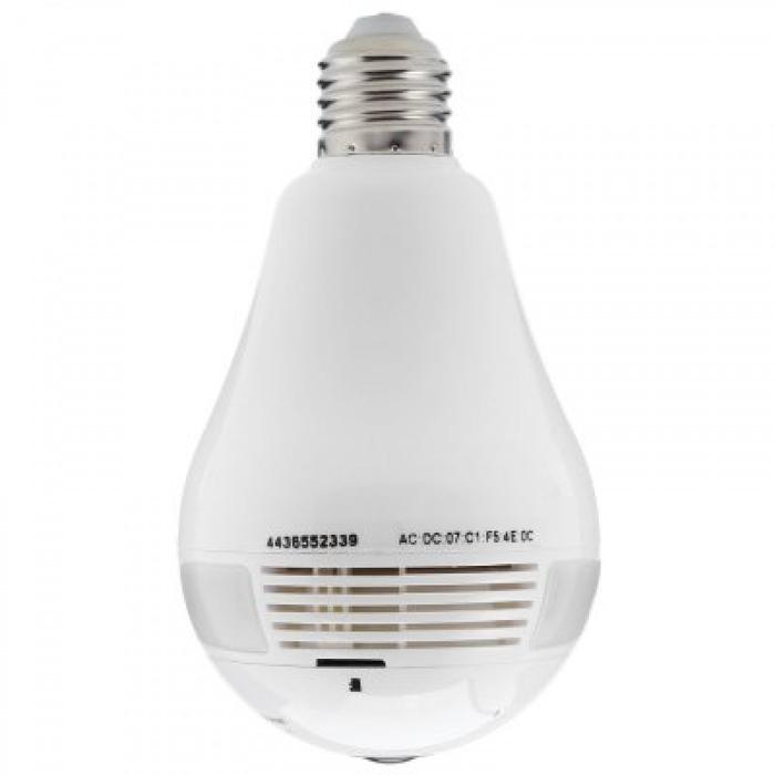 Lampu Led Wifi Spy Camera Support Android Ios