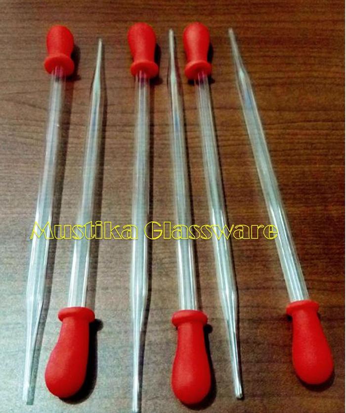 Gambar Pipet tetes kaca panjang +/- 20 cm, LOKAL dari MUSTIKA GLASSWARE undefined Tokopedia