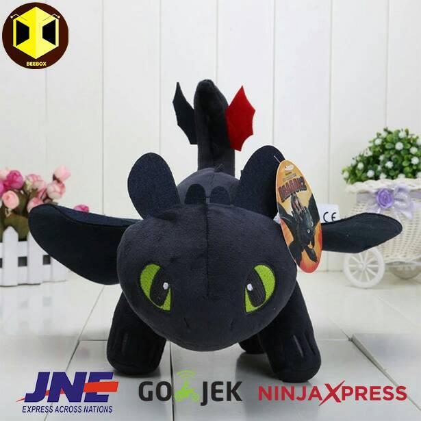 Gambar Boneka Mainan Anak / Plush Toys How to Train Your Dragon Toothless dari BeeBox undefined Tokopedia