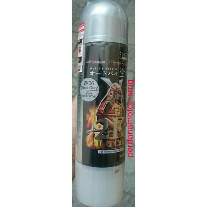 Gambar Pilok Samurai 2K06 Silver Grey Epoxy Metal Primer dari Perdana Motor undefined Tokopedia