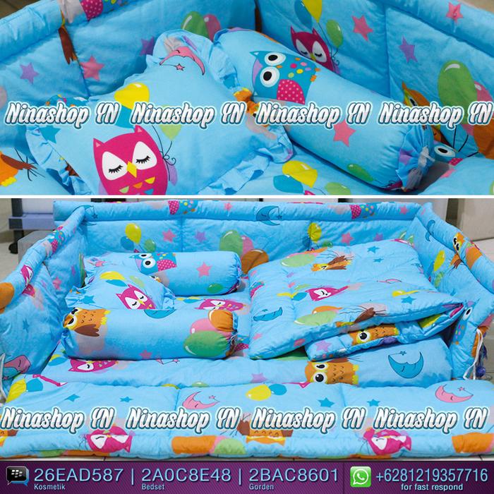 Jual bumper bayi dan bantal bayi motif Owl Kota Tangerang