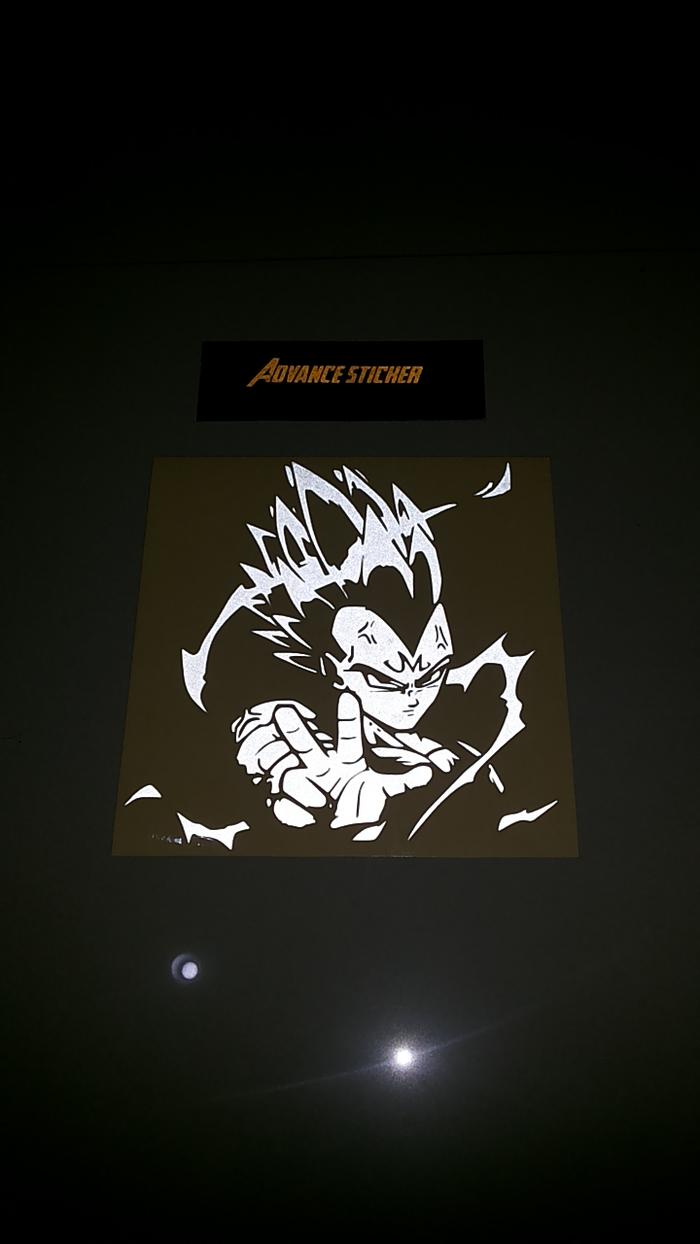 Stickers Vegeta Dragon Ball Z - Thème Bleach, Forme Dragon (Neuf)