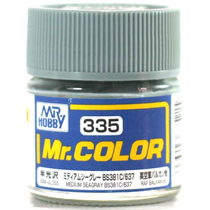 Gambar Mr Color C 335 MEDIUM SEA GRAY BS381C637 -  Gundam model kit paint dari 59garage undefined Tokopedia