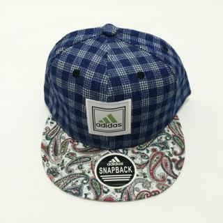 Jual Topi Snapback Adidas Biru Kotak Batik import murah Kota