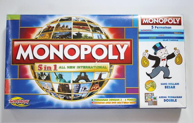 Gambar Monopoly International 5 in 1 / Board Game - Wayang #7020 dari Gardin Family undefined Tokopedia