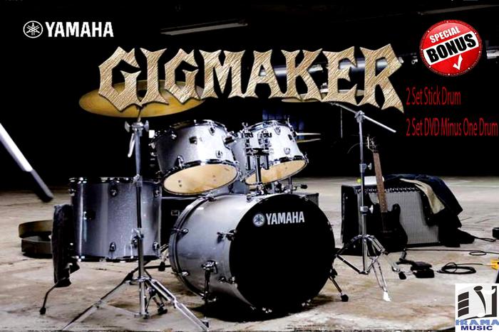Jual Yamaha Drum Set Akustik Gigmaker Original Drumset Jakarta Barat Irama Music Store Tokopedia