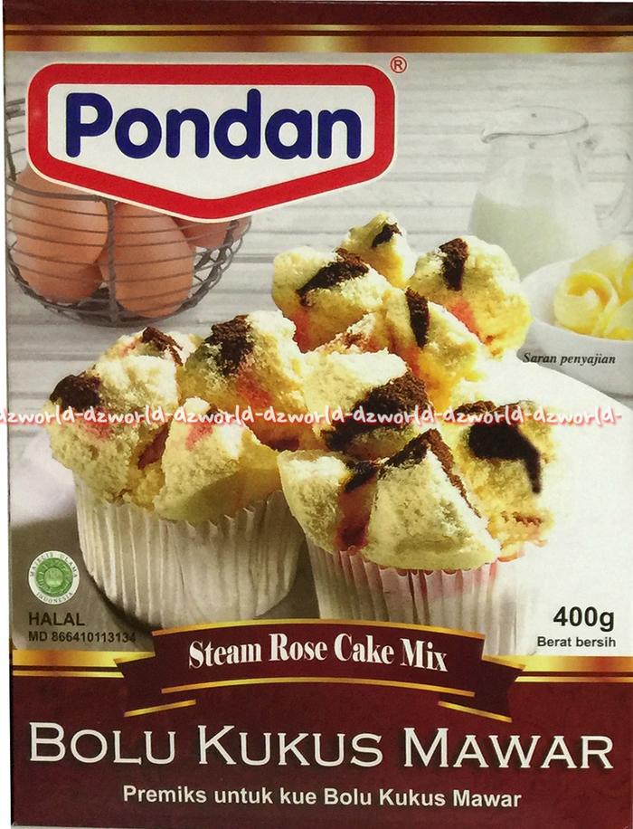 Jual Tepung Kue Instant Pondan Bolu Kukus Mawar Steam Rose Cake Mix Jakarta Barat Dz World Tokopedia