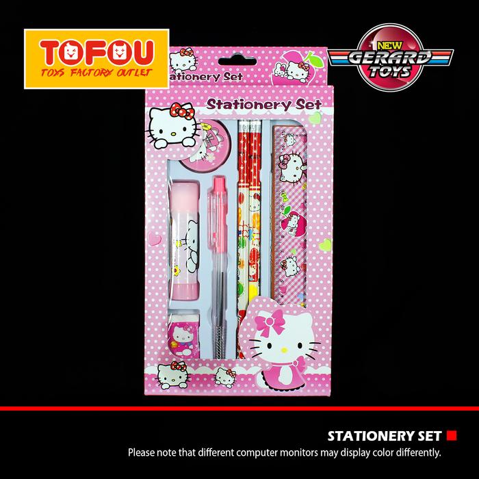 Gambar Stationery set Dus 1289 Hello Kitty dari GERARD TOYS undefined Tokopedia
