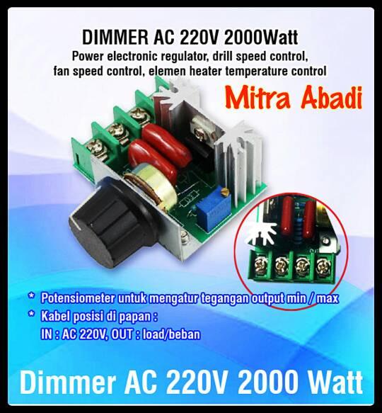 Gambar Dimmer AC 220V 2000 Watt dari Mitra Abadi Official_NEW undefined Tokopedia