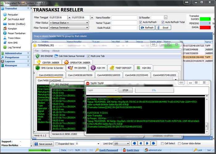 Gambar Software Pulsa IRS  v6.1.2 dari F4stPAY undefined Tokopedia