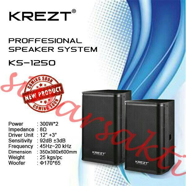 Gambar Murah Speaker Pasif Krezt KS 1250 ( 12 inch ) ORIGINAL dari SinarSakti Elektronik undefined Tokopedia