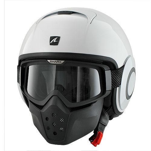 Jual Helm Shark Raw White Glossy Solid 