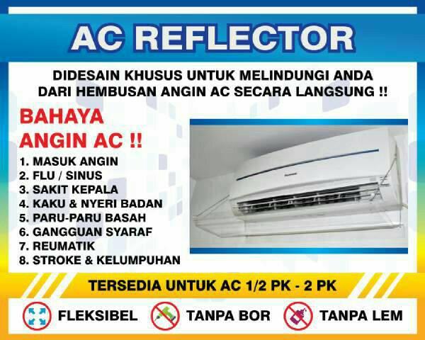 Gambar TALANG AC/AC SHIELD/REFLECTOR AC DARI ACRYLIC, AC SPLIT 0.5-1.5PK dari Megania Jaya undefined Tokopedia
